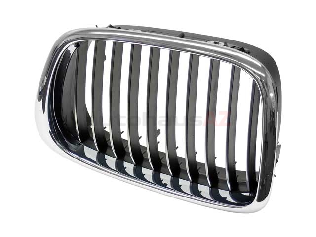 51132497261 Genuine BMW Grille; Left; M-Chrome