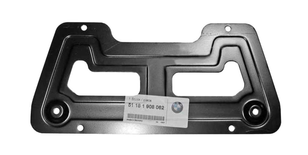 Genuine BMW 51181908062 License Plate Bracket; Front BMW
