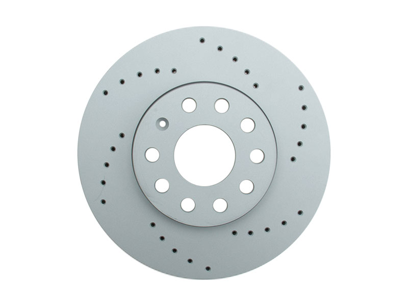 600322152 Zimmermann Sport Disc Brake Rotor; Front; Vented 288mm; CrossDrilled