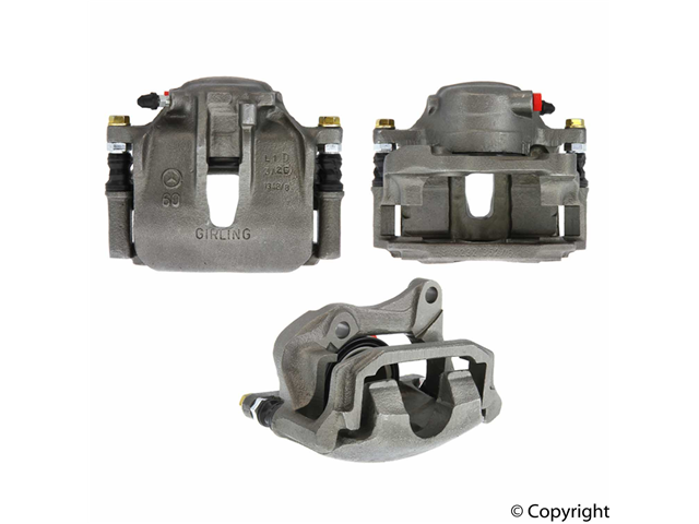 Front Left Brake Caliper For Mitsubishi Lancer & Outlander Mk2 2002-On – 2 Piston – Silver