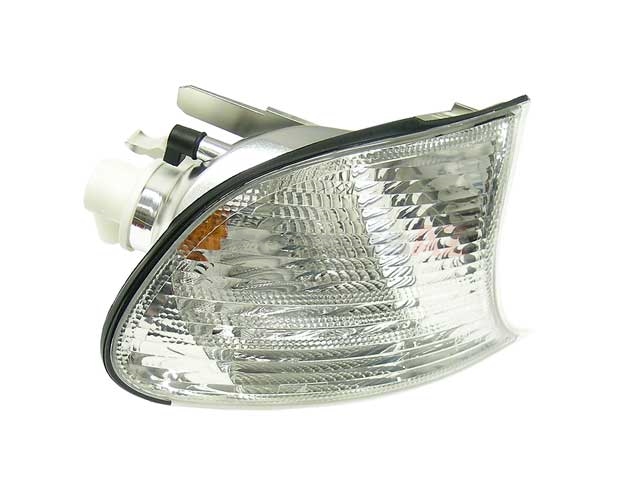 63126904308 Automotive Lighting Turn Signal Light; Front Right White Euro Lens Assembly; Coupe/Convertible