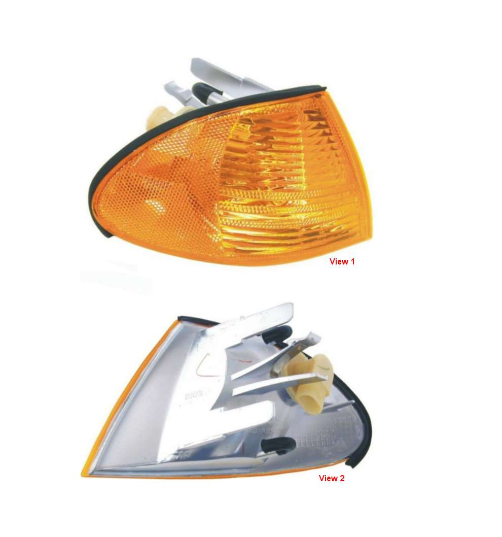 Clignotants Séquentiels Noirs Pour BMW E46 – Remplacement Latéral Gauche Style LED Dynamique – Réf. OEM 63136902766