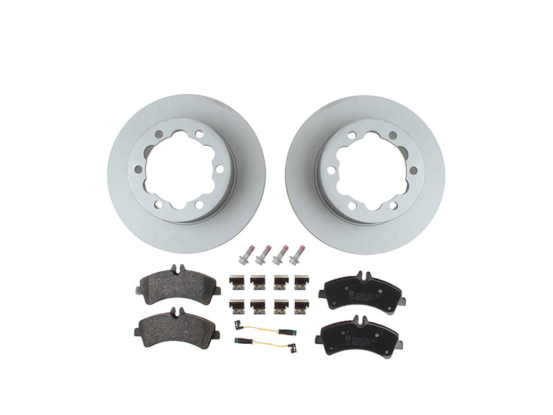 640431300 Zimmermann Disc Brake Pad and Rotor Kit; Rear