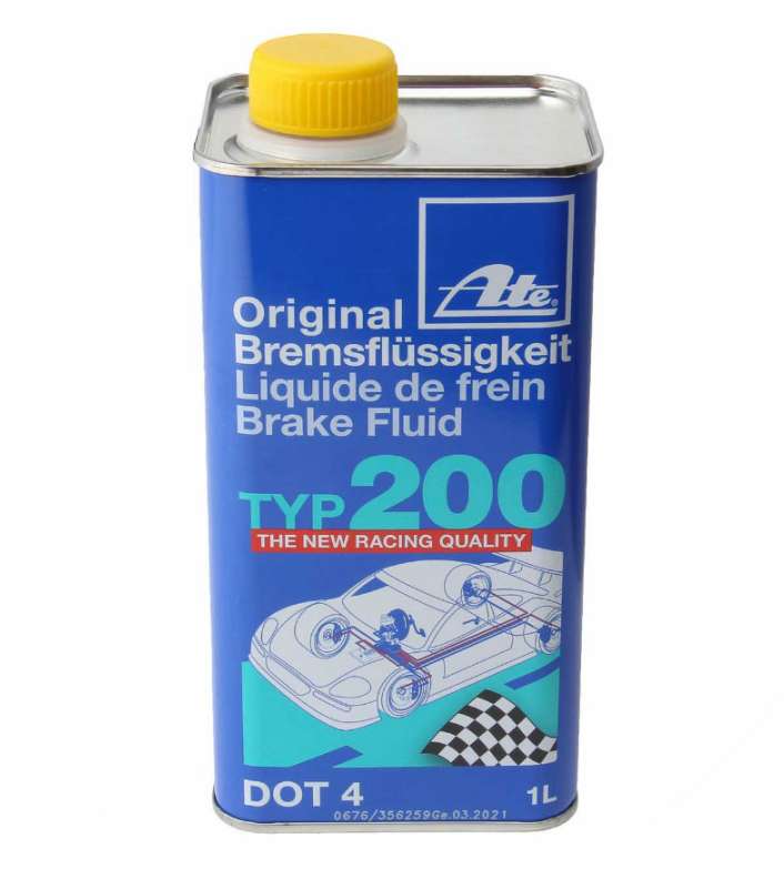 ATE 706232 Brake Fluid; SuperGold Dot 4, Type 200; 1 Liter Can 03.