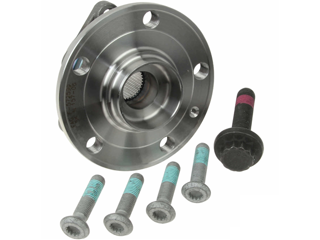 FAG For Audi & Volkswagen Axle Bearing & Hub Assembly Rear Wheel Hub w/ Bearing 
