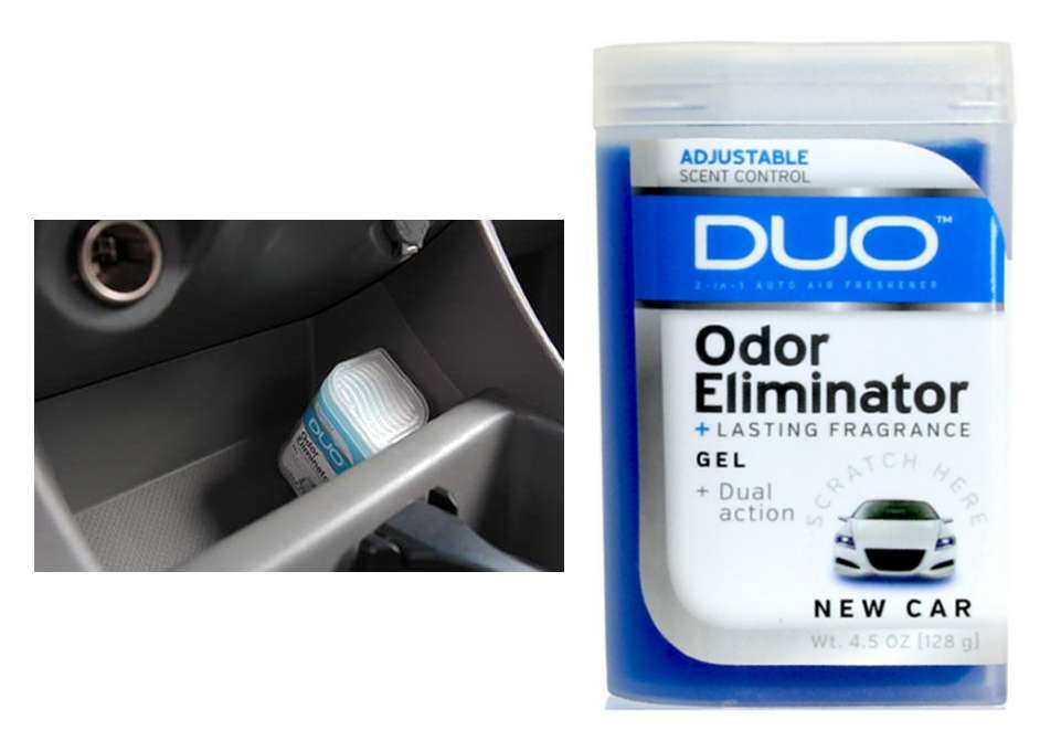 Duo 2in1 8300NEC Air Fresheners; DUO Gel Pod, NEW CAR