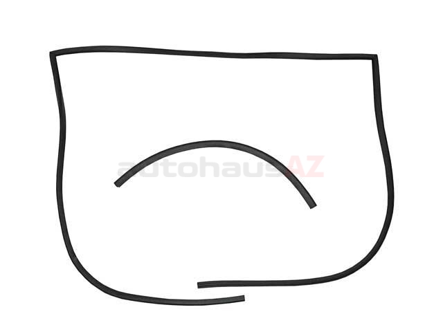 90151190102 O.E.M. Hood Seal; Front Lid; 2 Piece Set
