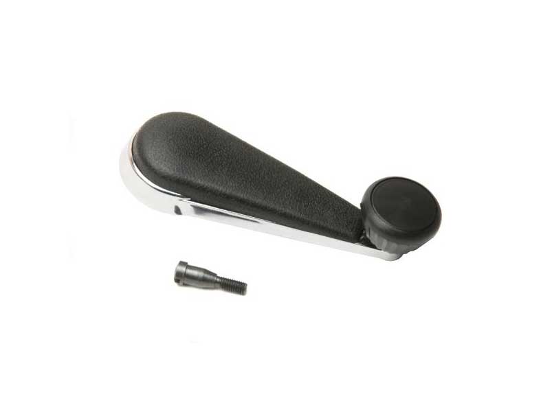 URO Parts 91154247101BK Window Crank Handle; Black Handle, Insert Cover
