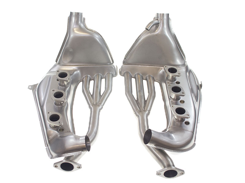 91911SSI Stainless Steel Innovations Exhaust Manifold Heat Exchanger; Stainless Steel, Left/Right, Ø38 mm Outside Inlet Tubing