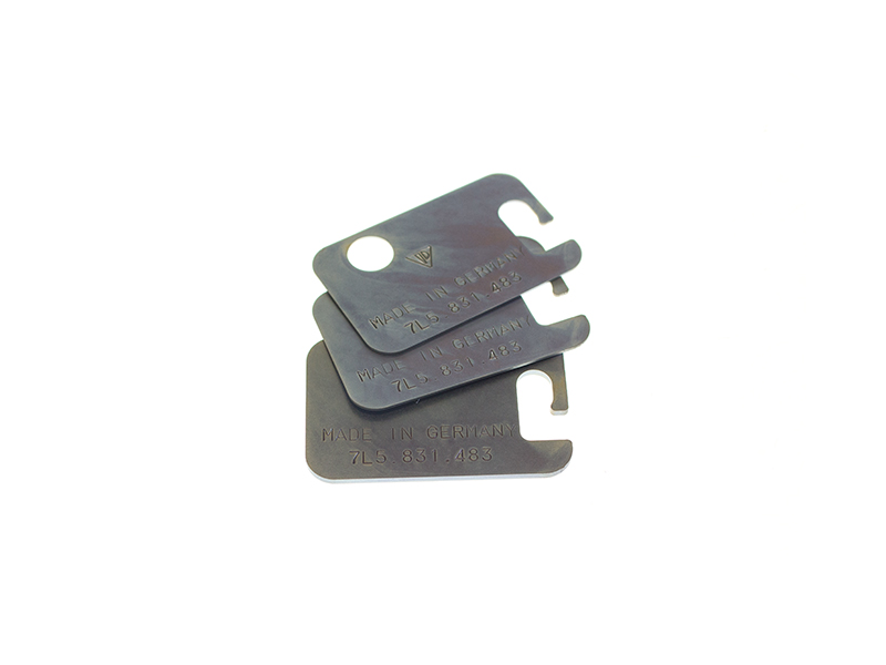 Genuine Porsche 95553148300 Door Hinge Shim; Door Hinge Shim Set