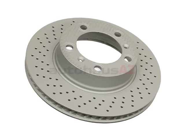 98735140101 Zimmermann Coat Z Disc Brake Rotor; Front Left; Directional