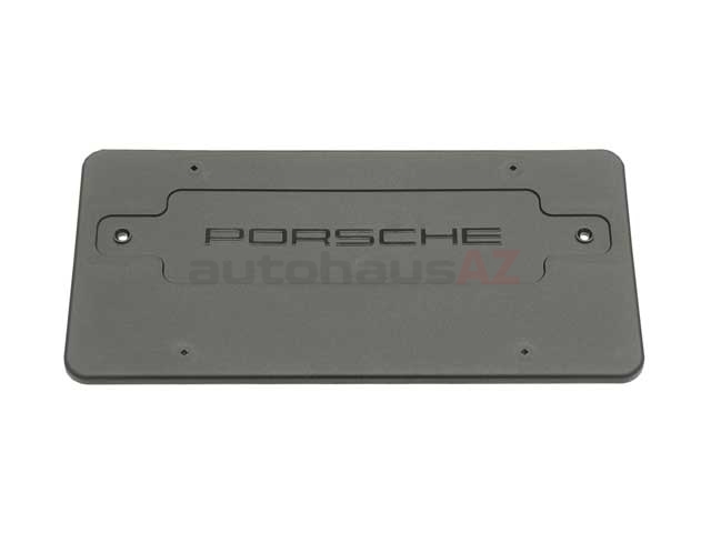99670110700 Genuine Porsche License Plate Bracket; Front/Rear