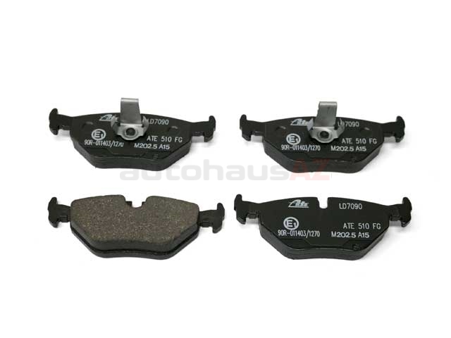 ATE Ceramic 34216761281, LD7090 Brake Pad Set; Rear - BMW ATE Ceramic 34216761281, LD7090 Brake Pad Set; Rear - BMW