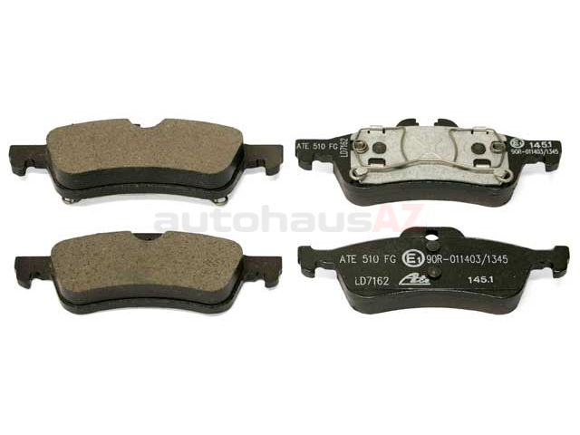 34216762871 ATE Ceramic Brake Pad Set; Rear