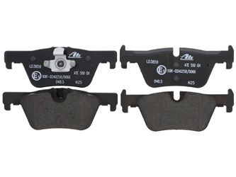 Rear Ceramic Brake Pad Set For 2012-2021 BMW – Includes Hardware, 10-Year Warranty