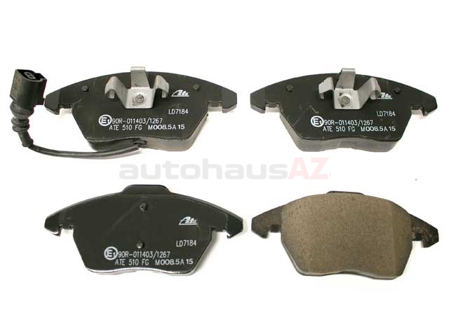 ATE Ceramic 3C0698151D, LD7184 Brake Pad Set; Front - VW
