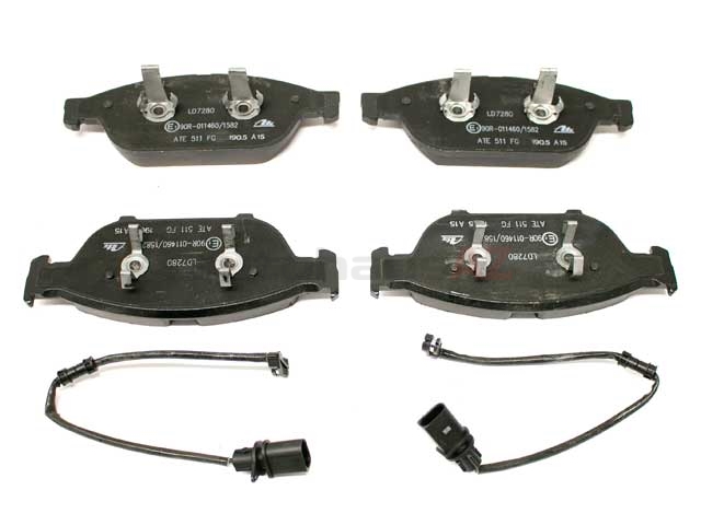 Ate Ceramic 4gr Ld7280 Brake Pad Set Front Audi