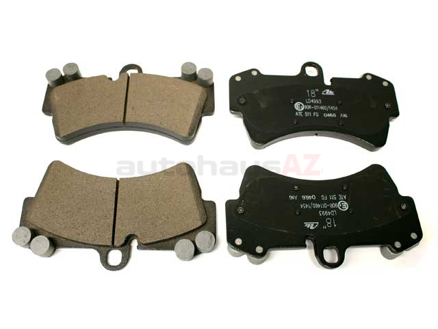 Peephole Mistake Search engine marketing ATE Ceramic 7L0698151R, LD4993 Brake Pad Set; Front - Audi, VW