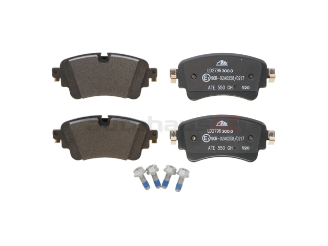 8W0698451AF ATE Ceramic Brake Pad Set; Rear
