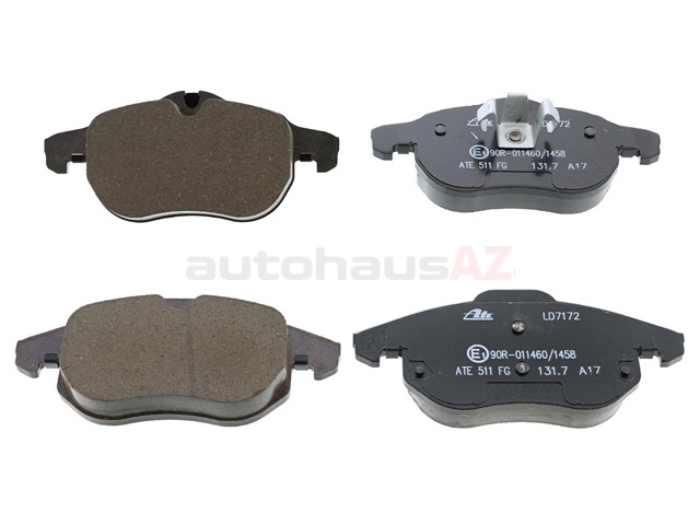 99900004 ATE Ceramic Brake Pad Set; Front