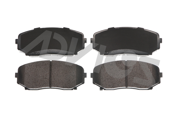 Advics AD1258 Brake Pad Set; Ultra-Premium Ceramic - Ford, Lincoln, Mazda