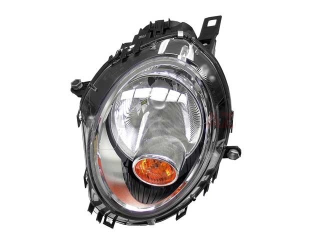 63122751869 Automotive Lighting Headlight Assembly; Left; Halogen w/ Yellow Turn Signal