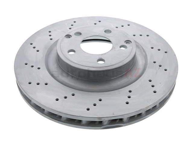 000421161207 ATE Coated Disc Brake Rotor; Front