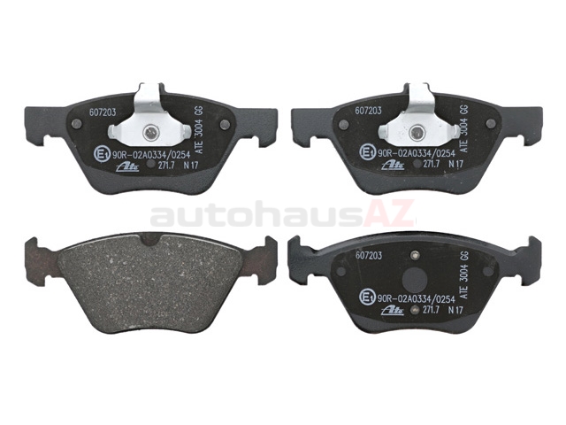 0044200720 ATE Brake Pad Set; Front