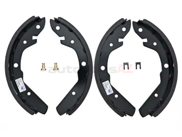 211609537N ATE Drum Brake Shoe Kit; Rear