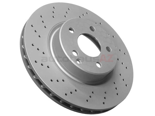 230421041264 ATE Coated Disc Brake Rotor; Front