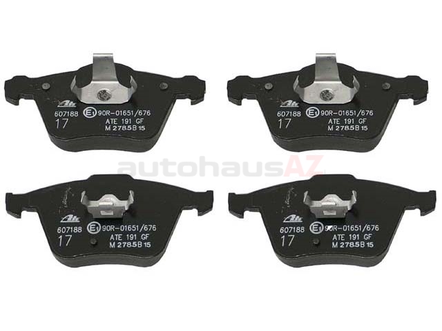 ATE 31687101, 607188 Brake Pad Set; Front - Volvo | 31262705