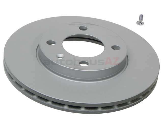 321615301C ATE Coated Disc Brake Rotor; Front