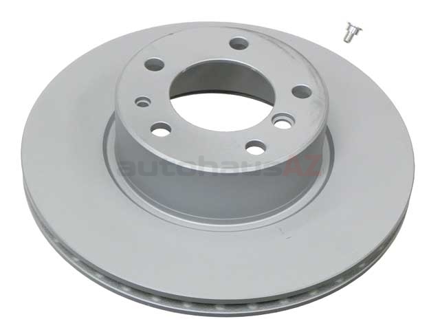 34116756534 ATE Coated Disc Brake Rotor; Front