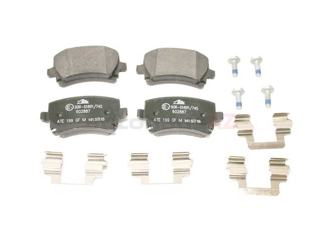 3C0698451G ATE Brake Pad Set; Rear