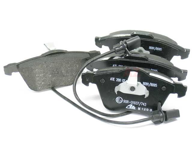 8E0698151C ATE Brake Pad Set; Front