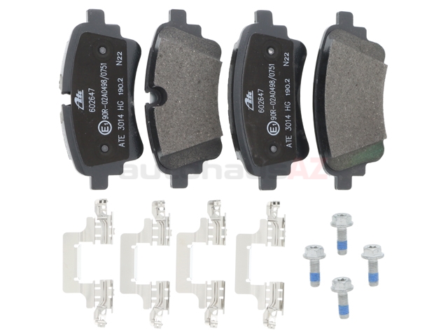 8W0698451AQ ATE Brake Pad Set; Rear
