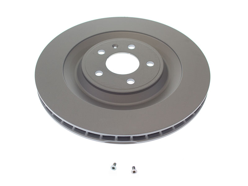 ATE Coated 95B615601D, 428289 Disc Brake Rotor; Rear - Porsche 