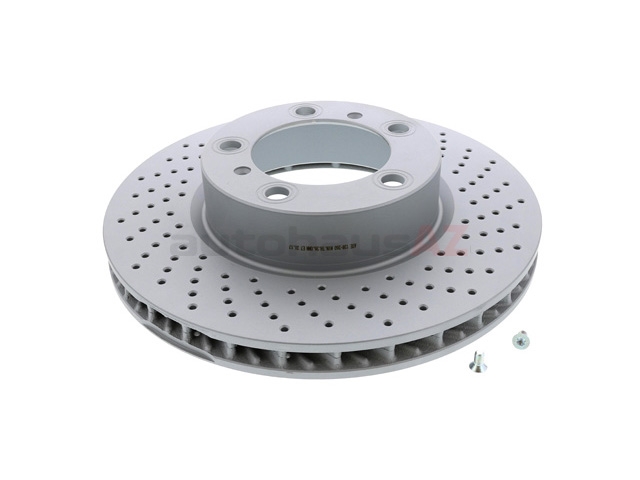 98135140201 ATE Coated Disc Brake Rotor; Front Right