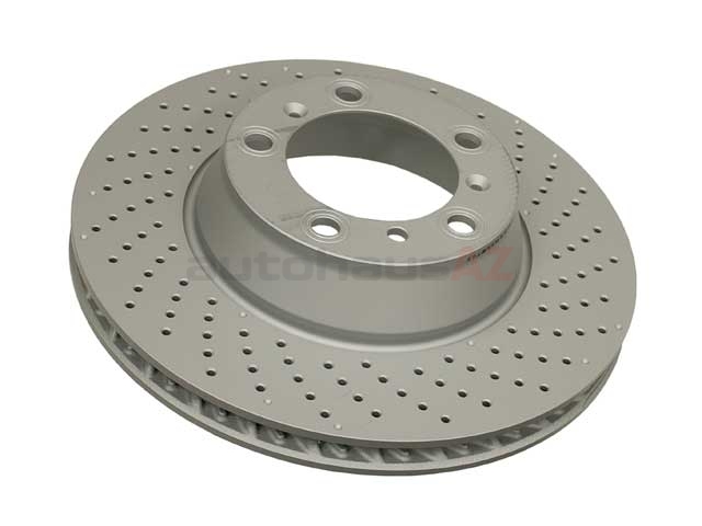 99635240602 ATE Coated Disc Brake Rotor; Rear Right