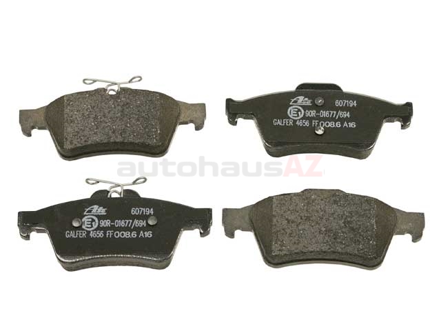 99900003 ATE Brake Pad Set; Rear