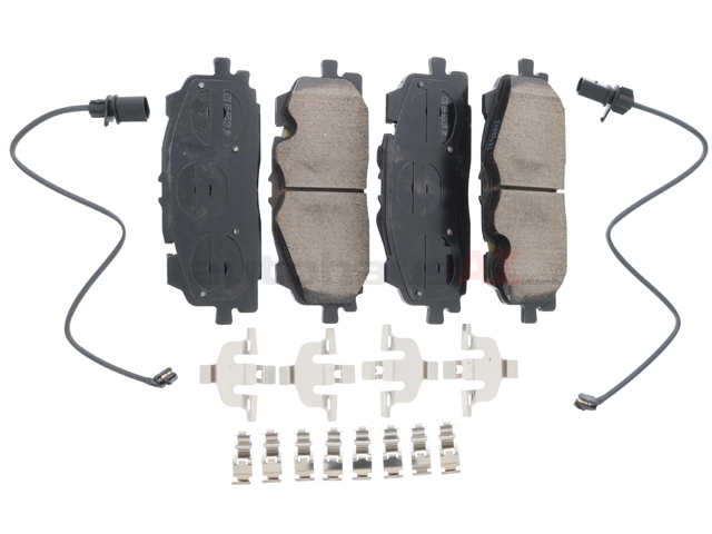 Akebono Euro 8W0698151N, EUR1894 Brake Pad Set; Front - Audi ...