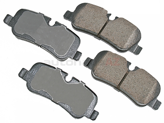 LR015519 Akebono Euro Brake Pad Set; Rear