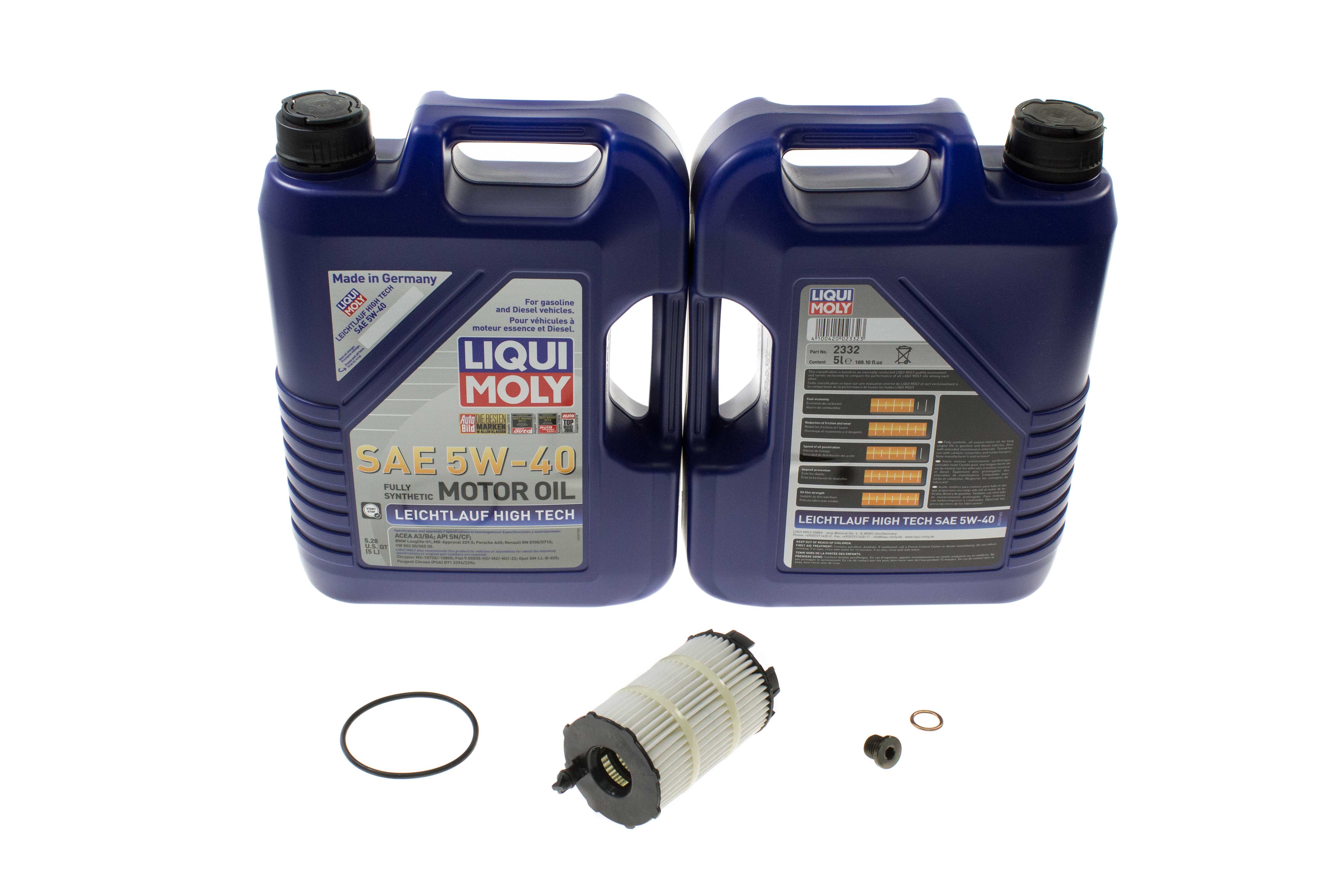 AAZ Preferred AU8OILCGKIT Oil Filter Kit; With Oil and Drain Plug; KIT