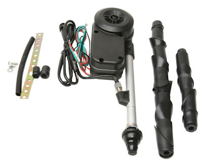 AUTA2030B URO Parts Power Antenna; Universal Type; Black Mast