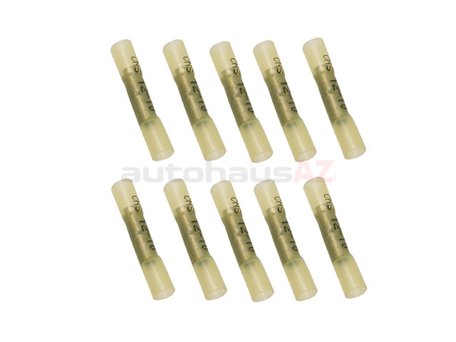 50-300Pcs Yellow 12-10 Gauge Car Ground Wire Ring Terminals Vinyl