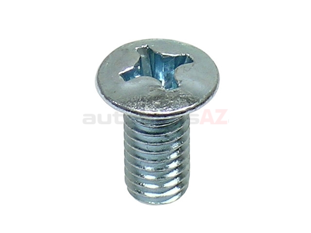15893 Auveco Machine Screw; M6x1.0x12mm; Phillips Oval Head (Countersunk)