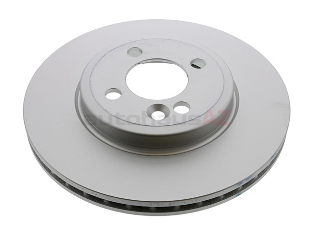 34116858651 ATE Coated Disc Brake Rotor; Front