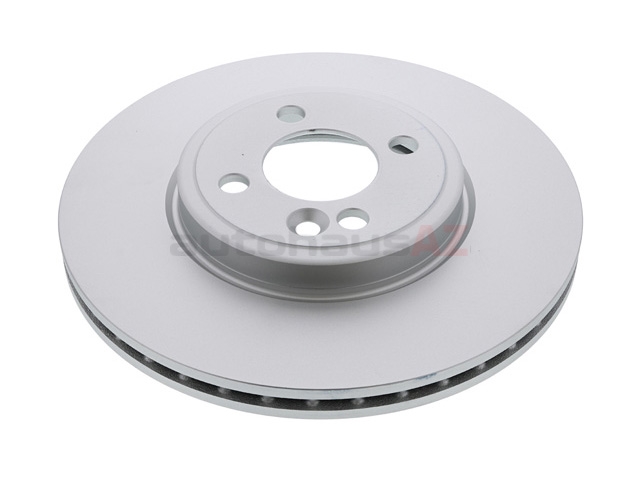 34116858652 ATE Coated Disc Brake Rotor; Front
