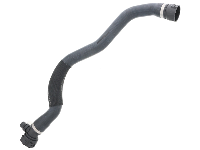 Radiator Coolant Hose For BMW 530i/540i 2017-2020 – Upper Return Line, Black Rubber, Replaces #17128602870