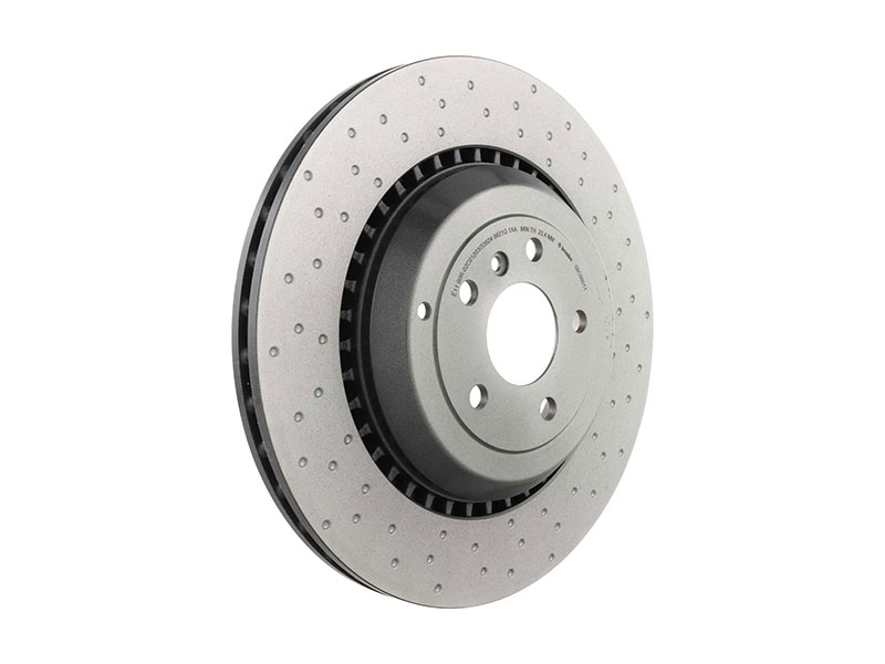 16442b Rear Brembo 1644230812, 09C66011 Disc Brake Rotor; Rear - Mercedes